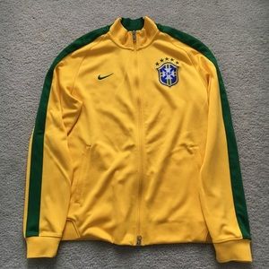 Nike Brazil Soccer Team Full Zip Track Jacket